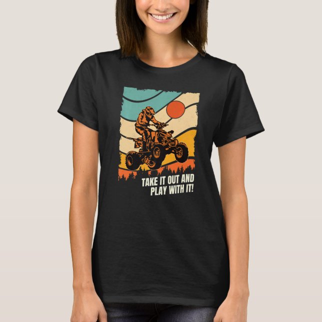 UTV Dirt Offroad SXS Tävla Car Ta ut den och pl T Shirt (Framsida)