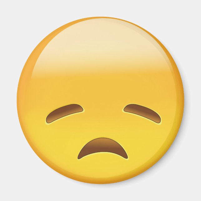 Utvald Ansikte Emoji Magnet (Framsidan)
