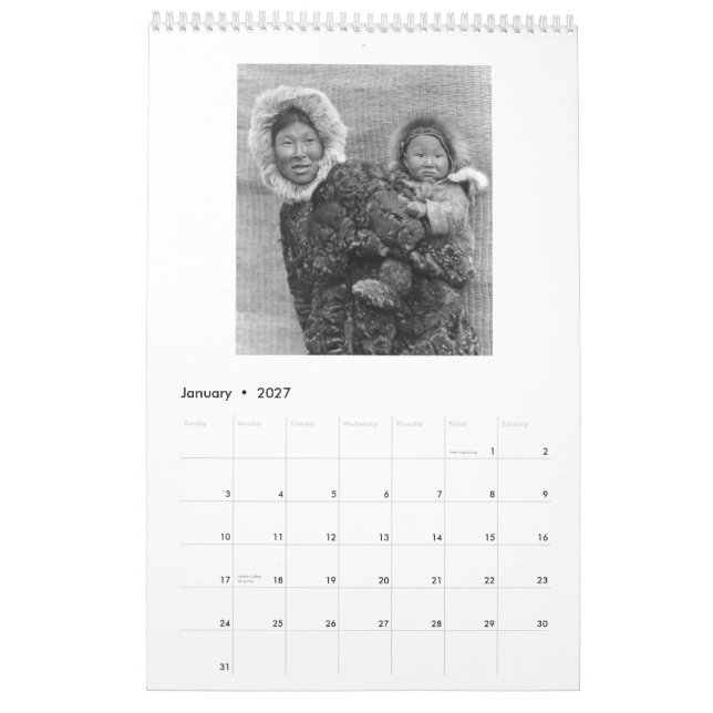 Utvald bilder av Edward S. Curtis 2012 Kalender (Jan 2027)