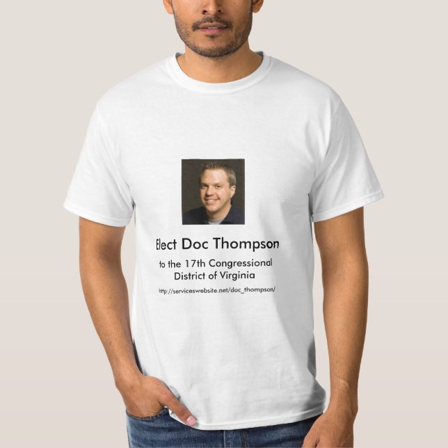 Utvald Doc Thompson, till det 17th området av VA Tee Shirt (Framsida)