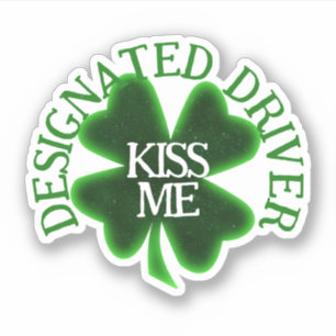 Utvald Förare St. Patrick's Day Klistermärken