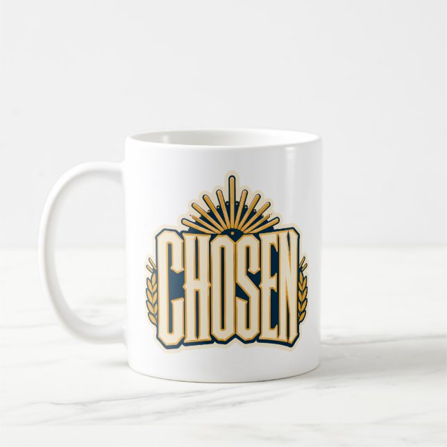 Utvald kristen formspråk Trobaserad inspirerande Kaffemugg (Vänster)
