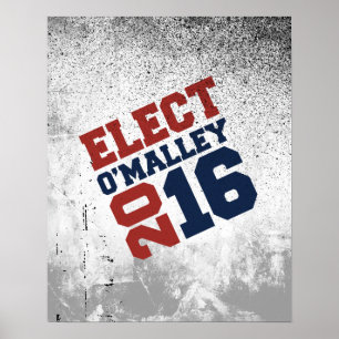 Utvald O'Malley neondesign 2016 Poster