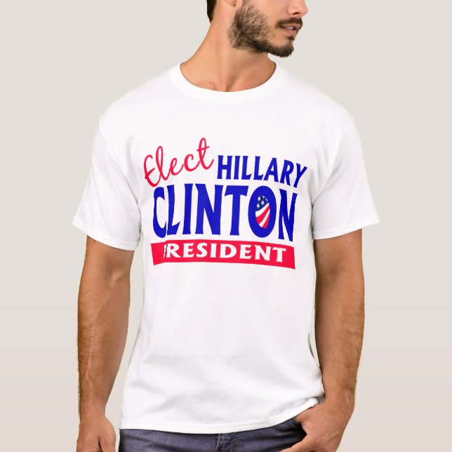 Utvalda Hillary Clinton Tee Shirt (Framsida)