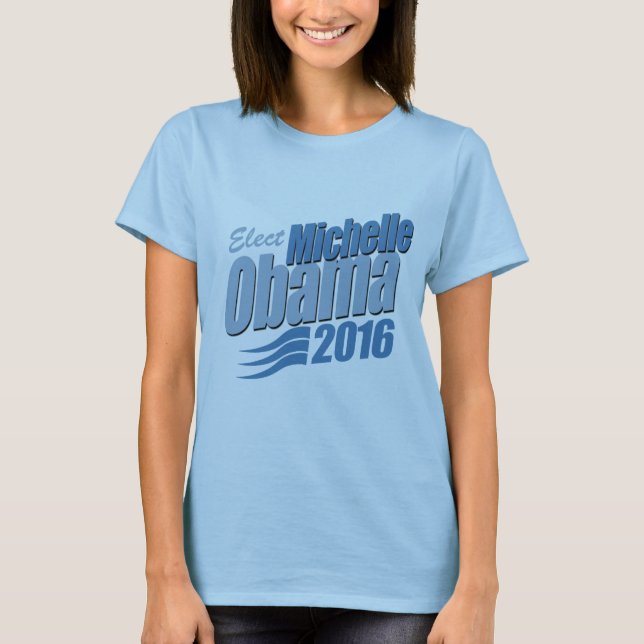 UTVALDA MICHELLE OBAMA.png Tee (Framsida)