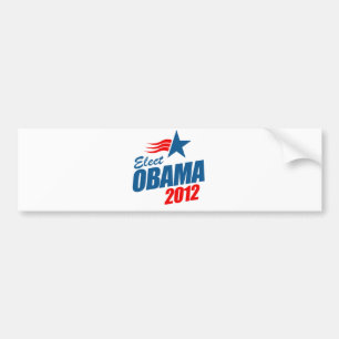 Utvalda Obama 2012 Bildekal