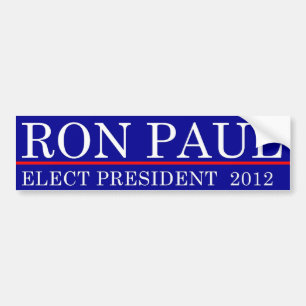 Utvalda Ron Paul 2012 Bildekal