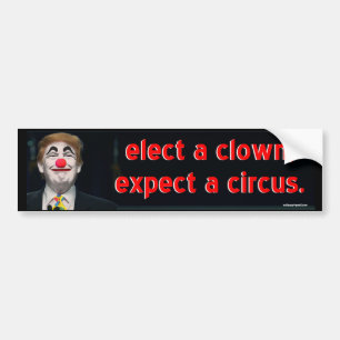 utvalt en clown, bildekal