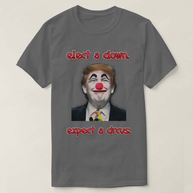 utvalt en clown, t shirt (Design framsida)