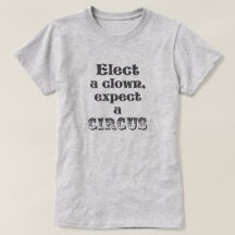 Utvalt förväntar en clown, en cirkus! Rolig Anti