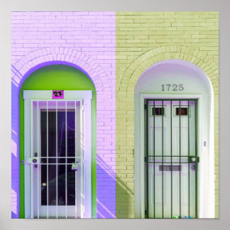 Utvändig design i hemmet poster