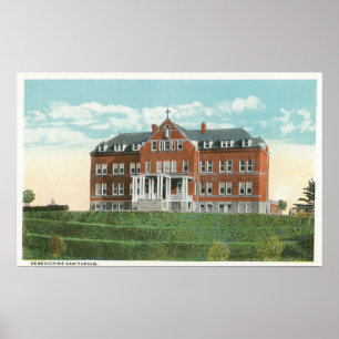 Utvändig syn på Benediktine Sanitarium Poster