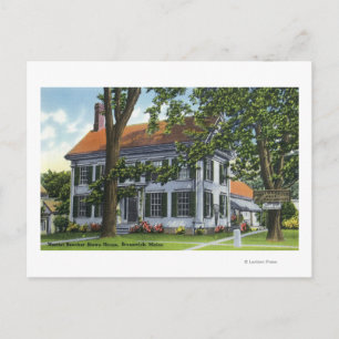Utvändig syn på Harriet Beecher Stowe House Vykort