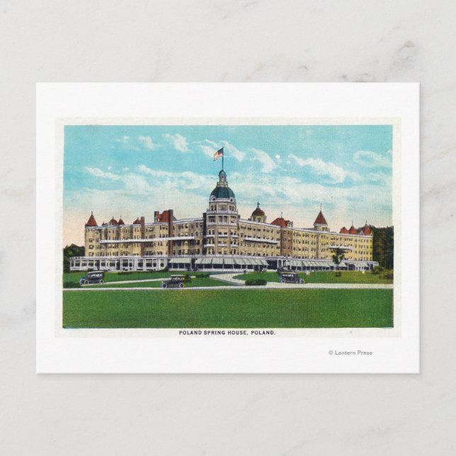 Utvändig syn på Polens Vår House 2 Vykort (Framsida)