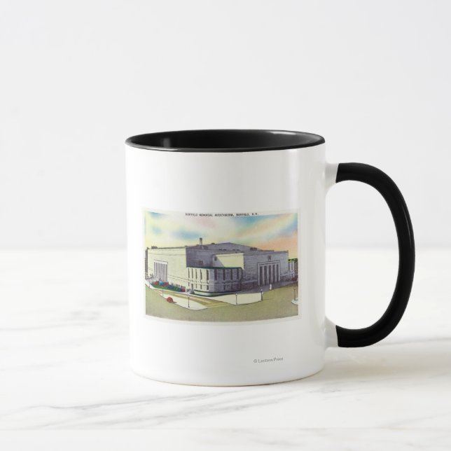 Utvändig visning av Buffalo Memorial Mugg (Höger)