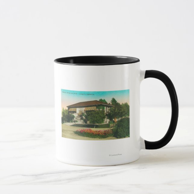 Utvändig visning av Carnegie LibraryLakeport, CA Mugg (Höger)