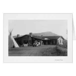 Utvändig visning av en Native American Tribal Hälsningskort