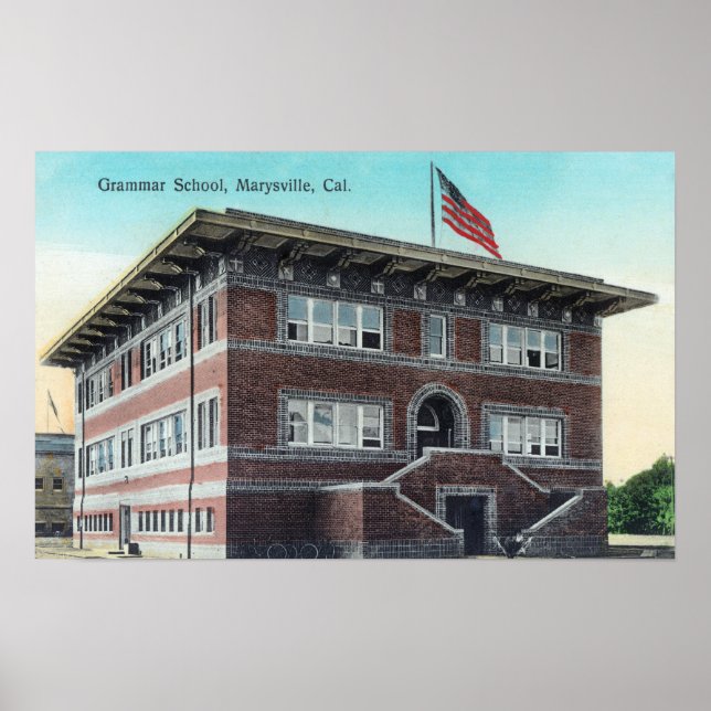 Utvändig visning av Grammatikskolan 3 Poster (Framsidan)