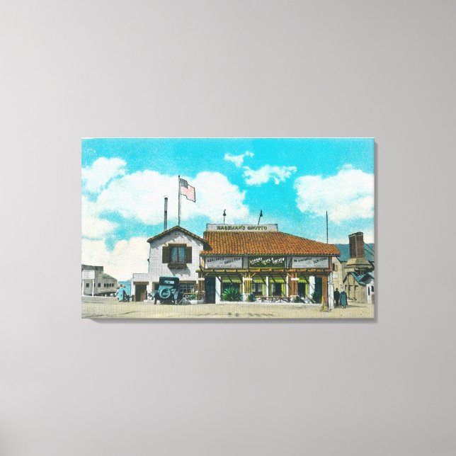 Utvändig visning av Hageman's Marine Grotto Canvastryck (Framsida)