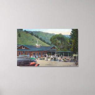 Utvändig visning av huvudbloggen Sutparich Resort Canvastryck