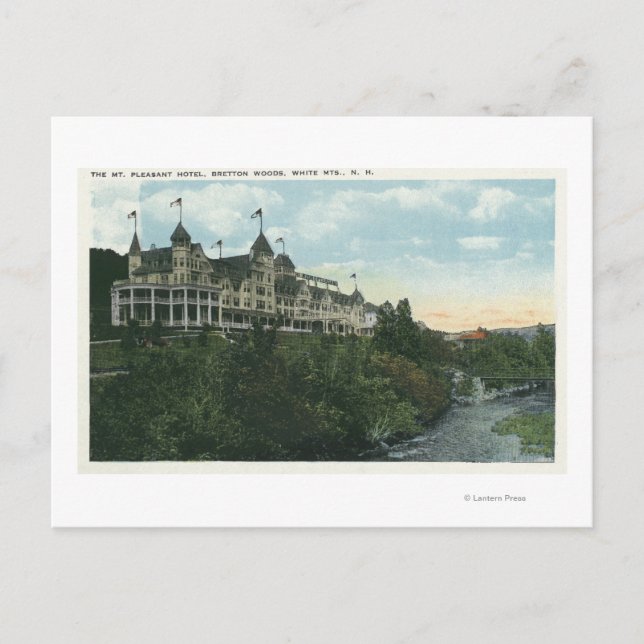 Utvändig visning av Mount Pleasant Hotel # 2 Vykort (Framsida)