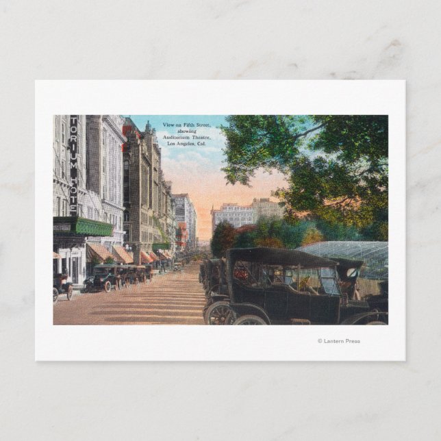 Utvändig visning av revisorteatern den 5:e vykort (Framsida)