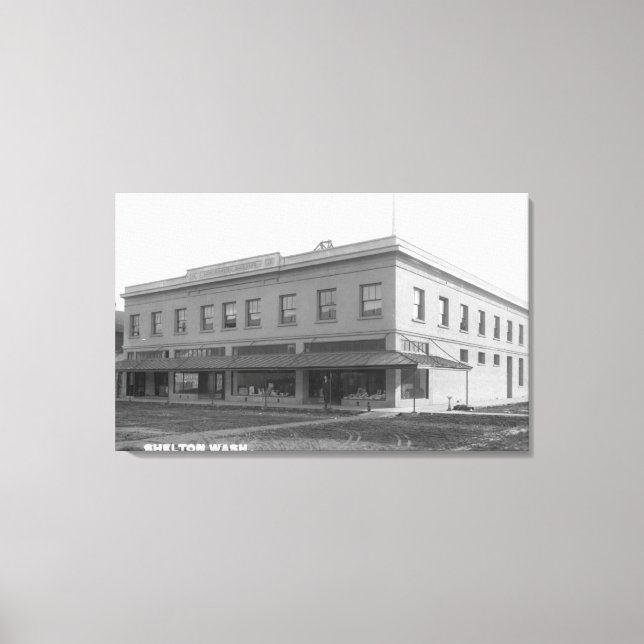 Utvändig vy av Bldg-bladen Lumbermens Canvastryck (Framsida)