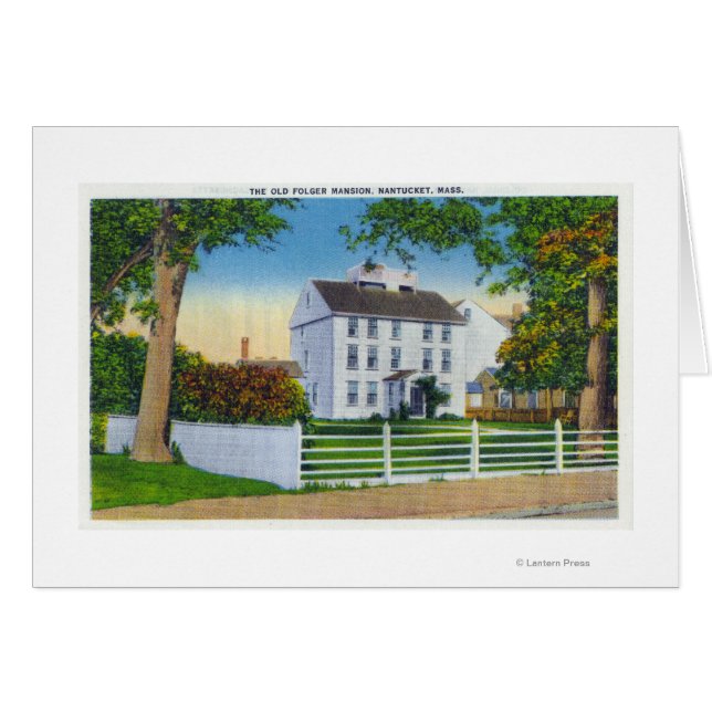 Utvändig vy av den gamla dimmansionen hälsningskort (Framsidan Horizontal)