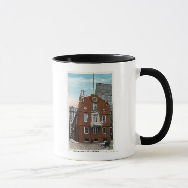 Utvändig vy av det gamla statliga huset nr 2 mugg (Höger)