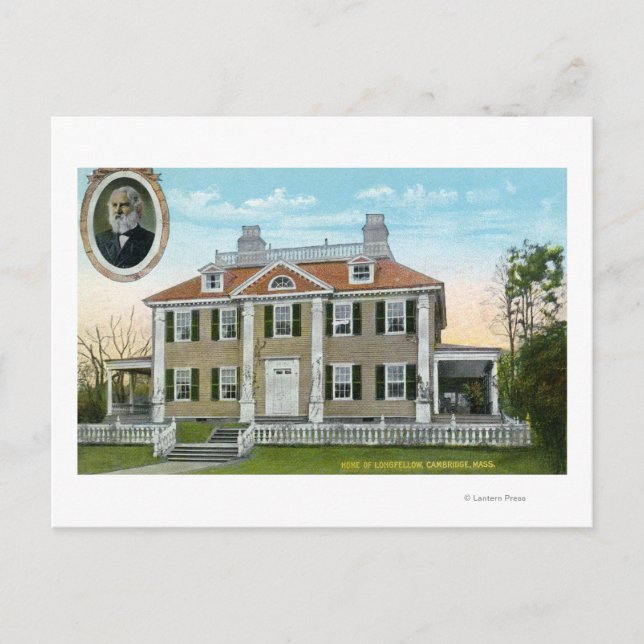 Utvändig vy av Longwoths hemsida nr 2 Vykort (Framsida)