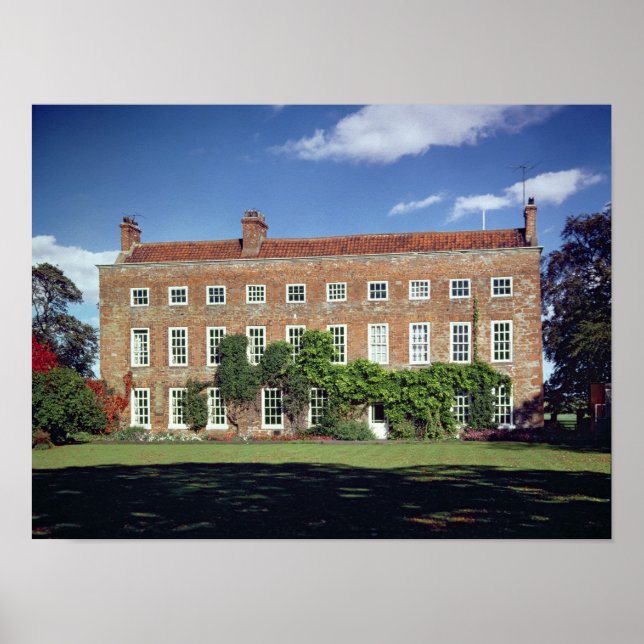 Utvändig vy av Low Middleton Hall Poster (Framsidan)