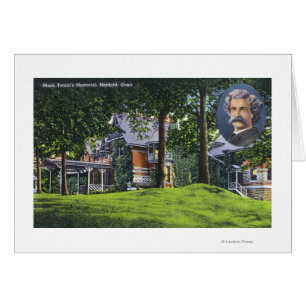 Utvändig vy av Mark Twain Memorial # 2 Hälsningskort