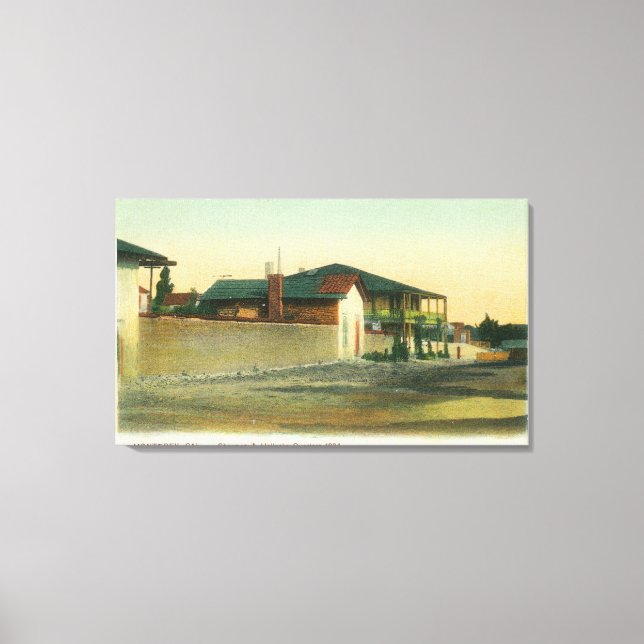 Utvändig vy av Sherman & Halleck Quarters Canvastryck (Framsida)