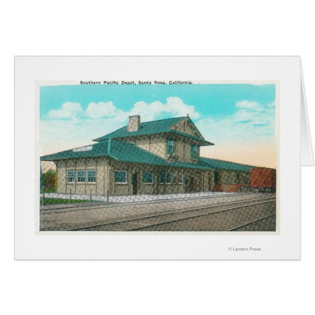 Utvändig vy av södra Stillahavsområdet 3 Hälsningskort (Framsidan Horizontal)