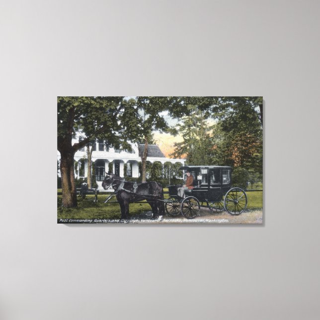 Utvändig vy för de efterföljande kvarteren canvastryck (Framsida)