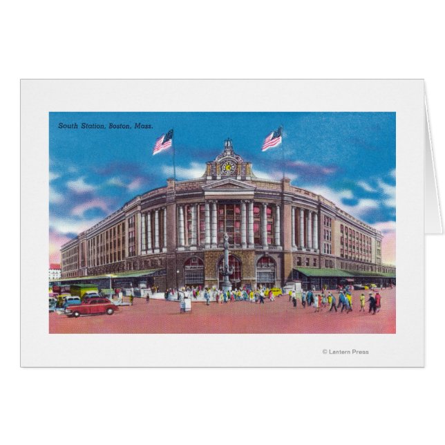 Utvändig vy i södra Station Hälsningskort (Framsidan Horizontal)