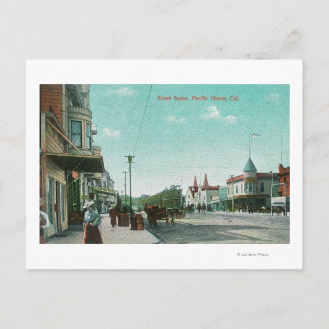 Utvändig vy över det gamla Anpassningsbarna House Vykort (Framsida)