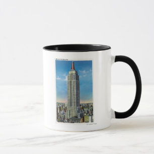Utvändig vy över Empire state Bldg Mugg
