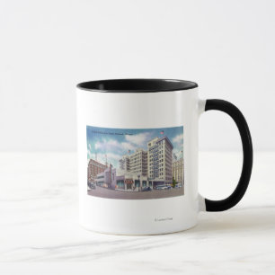 Utvändig vy över Portland Central Buss Mugg