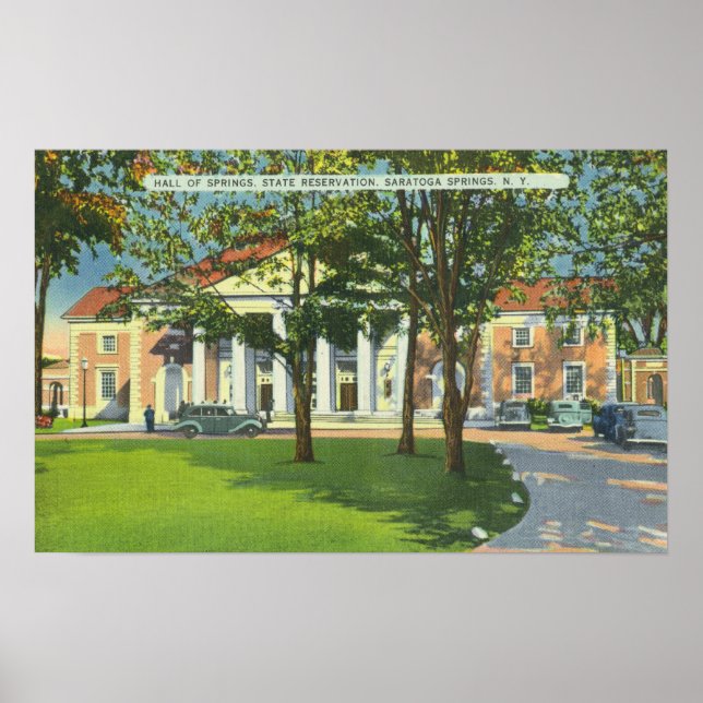 Utvändig vy över Vårens hus Poster (Framsidan)