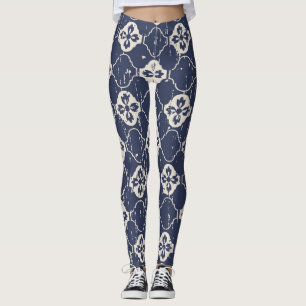 Utvändiga blommor: Vintage utan sömn Leggings