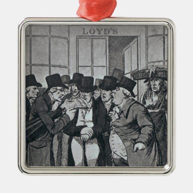Utvändiga Lloyds av London Julgransprydnad Metall (Framsidan)