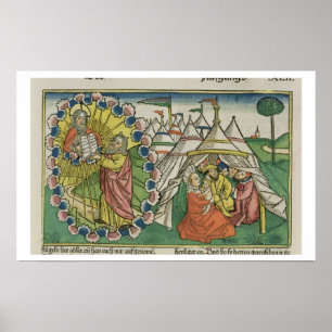 Utvandring 20 1-5 Moses som mottar tio budord Poster