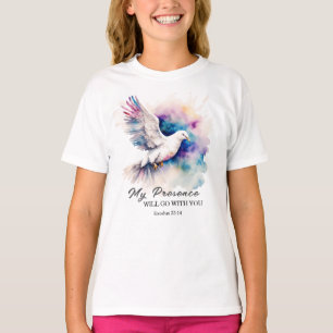 Utvandring 33:14 Min närvaro följer med er Bible T Shirt