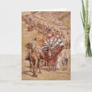 Utvandring från Egypten. Fine Art Passover-hälsnin Kort