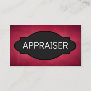 Utvärderare Elegant Namn Plate Visitkort
