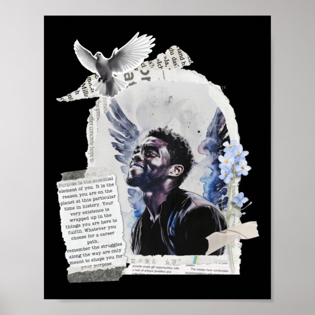 Utvärdering av Chadwick Boseman - Syfte 2 Poster (Framsidan)