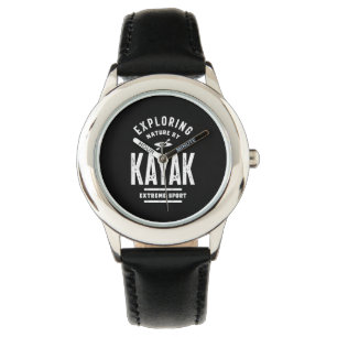 Utvärdering av naturen efter Kayak - Kayaking Gift Armbandsur