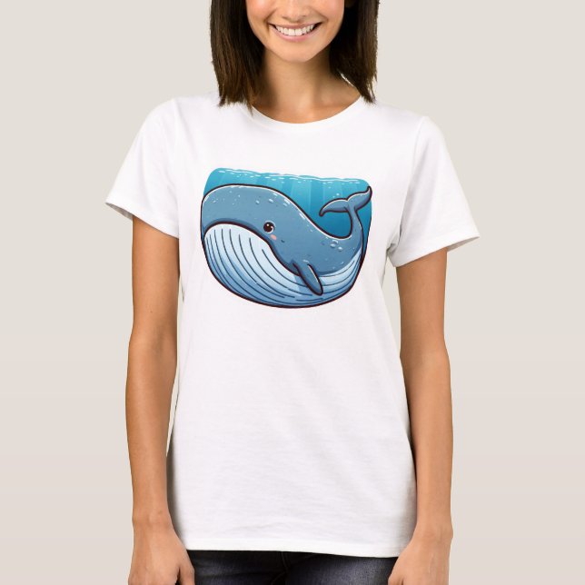 Utvärdering av perm Whale T Shirt (Framsida)