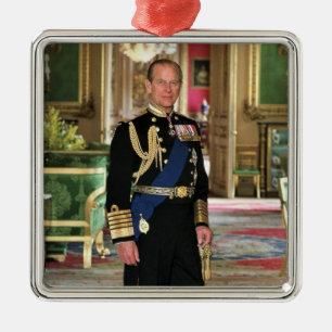 Utvärdering av prins Philip 1921-2021 Julgransprydnad Metall